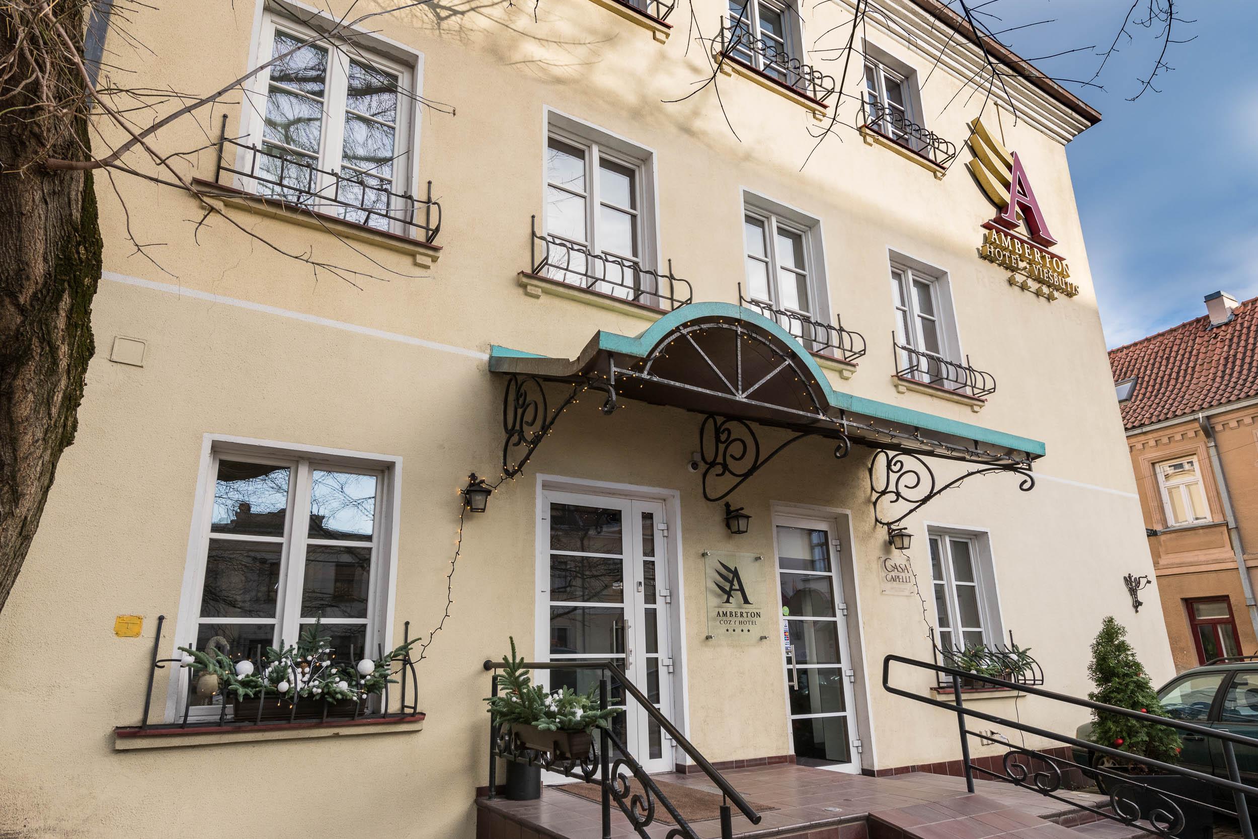 Amberton Cozy Hotel Каунас Экстерьер фото